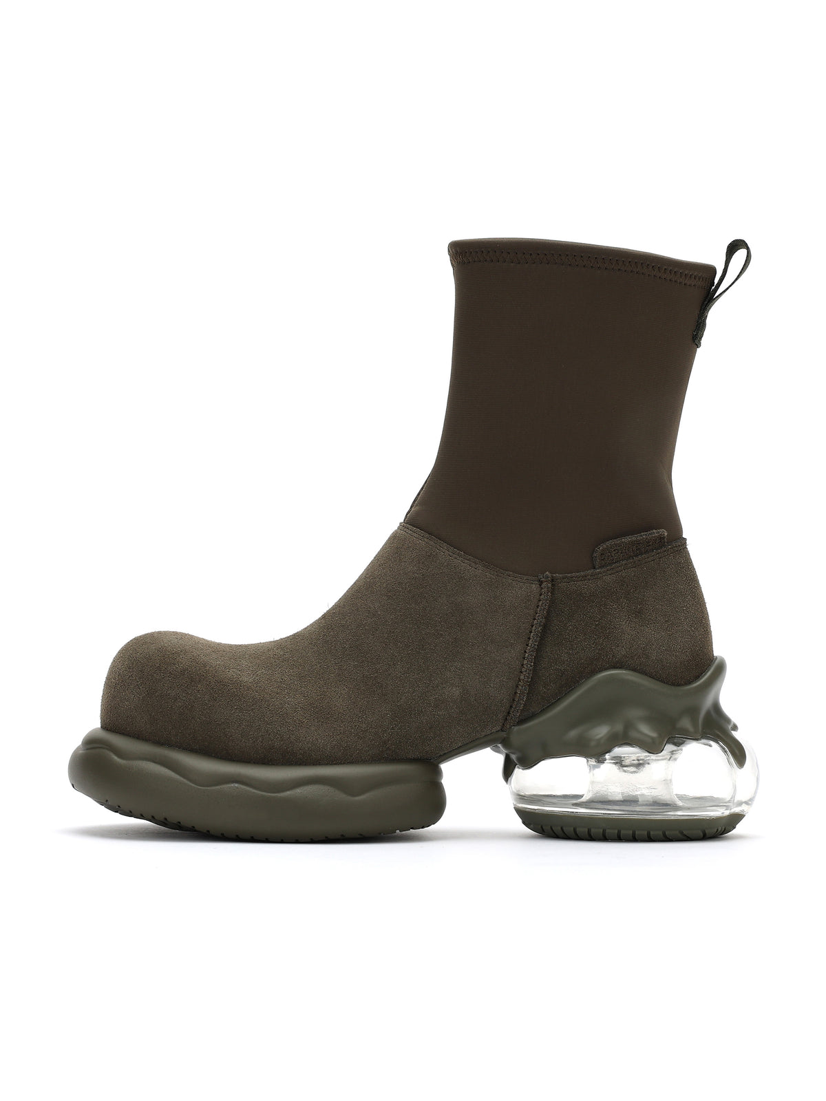 LYSSA Plateau-Stiefeletten Olivgrün