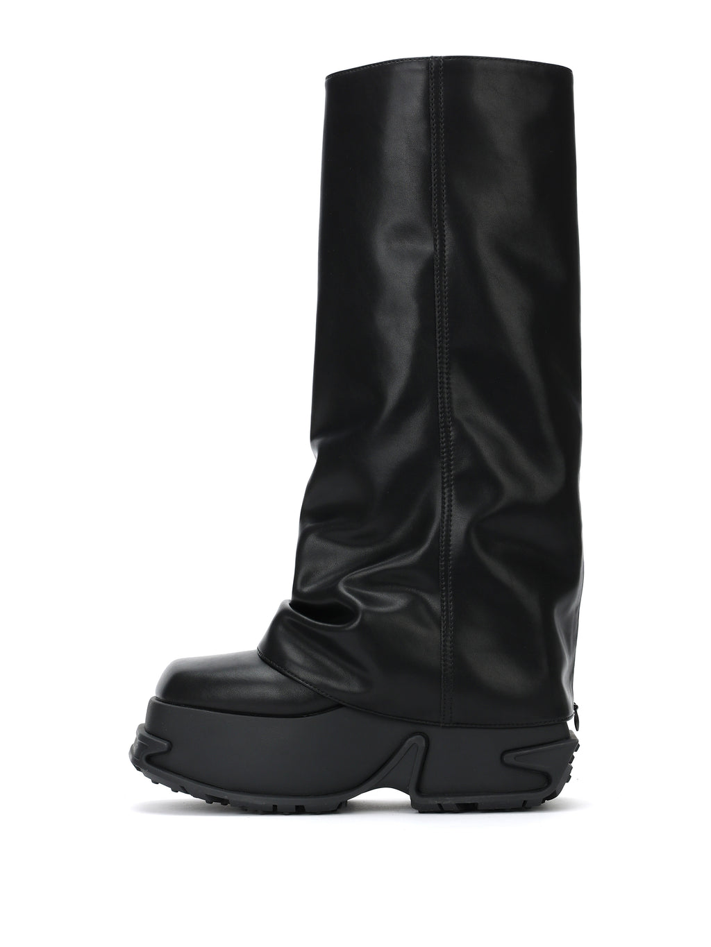 ERATO Zip-Gamaschen-Kniehochstiefel Schwarz