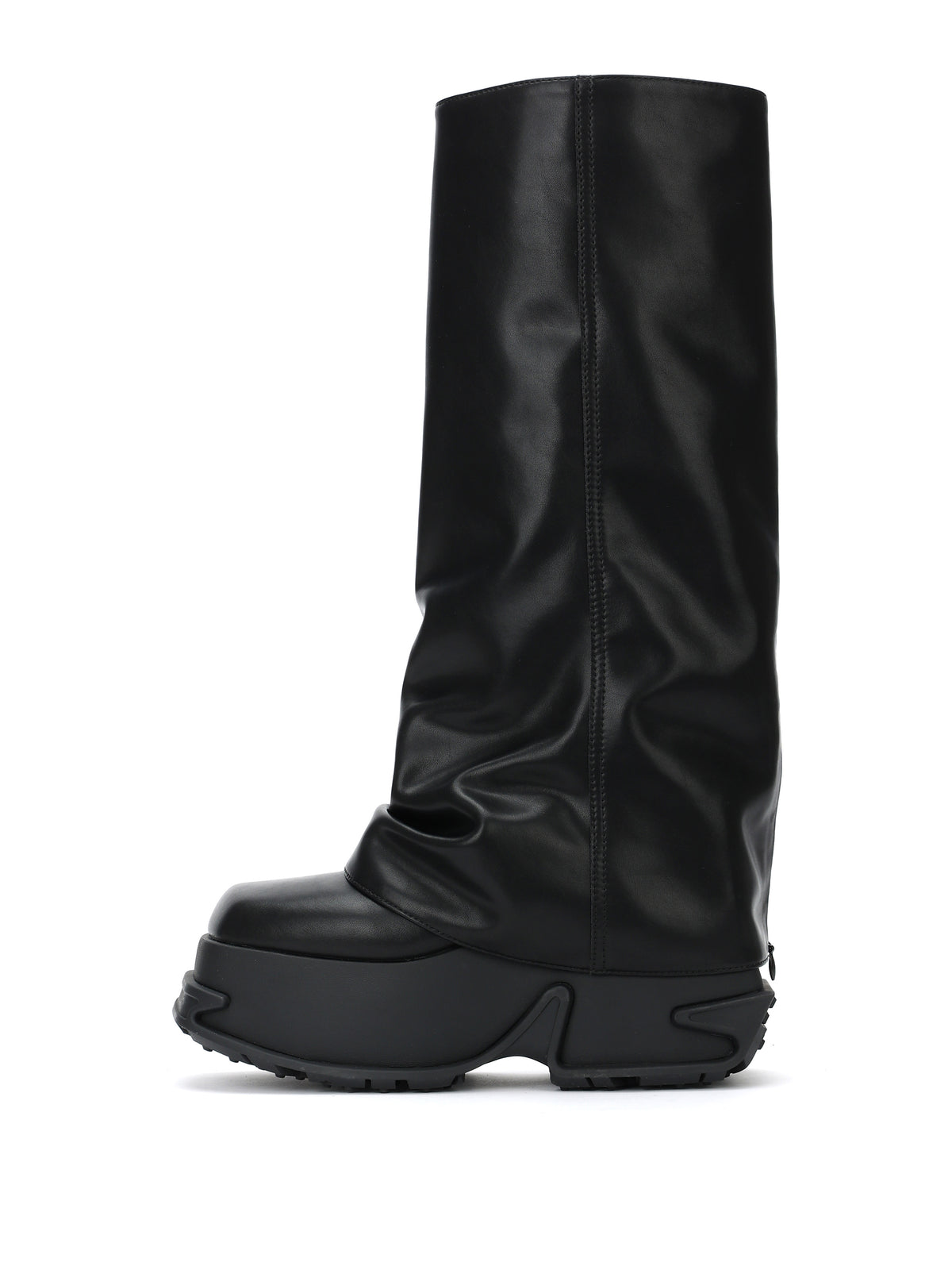 ERATO Zip-Gamaschen-Kniehochstiefel Schwarz