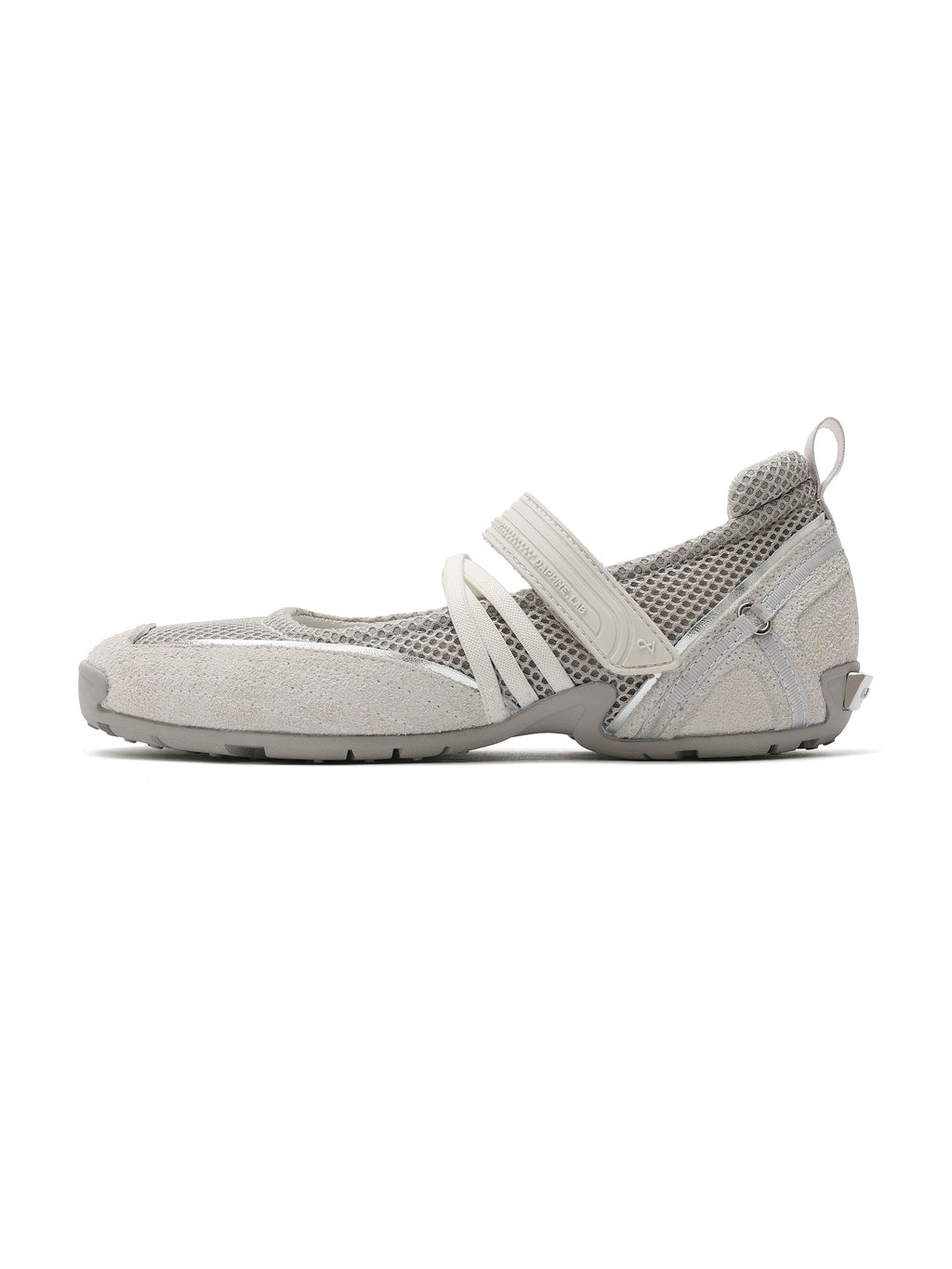 AELLO Sport Mary Jane Flats Mist Gray