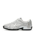 LETO Embellished Trainers Silver