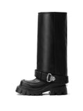 ENYO Gaiter Knee-High Boots Black