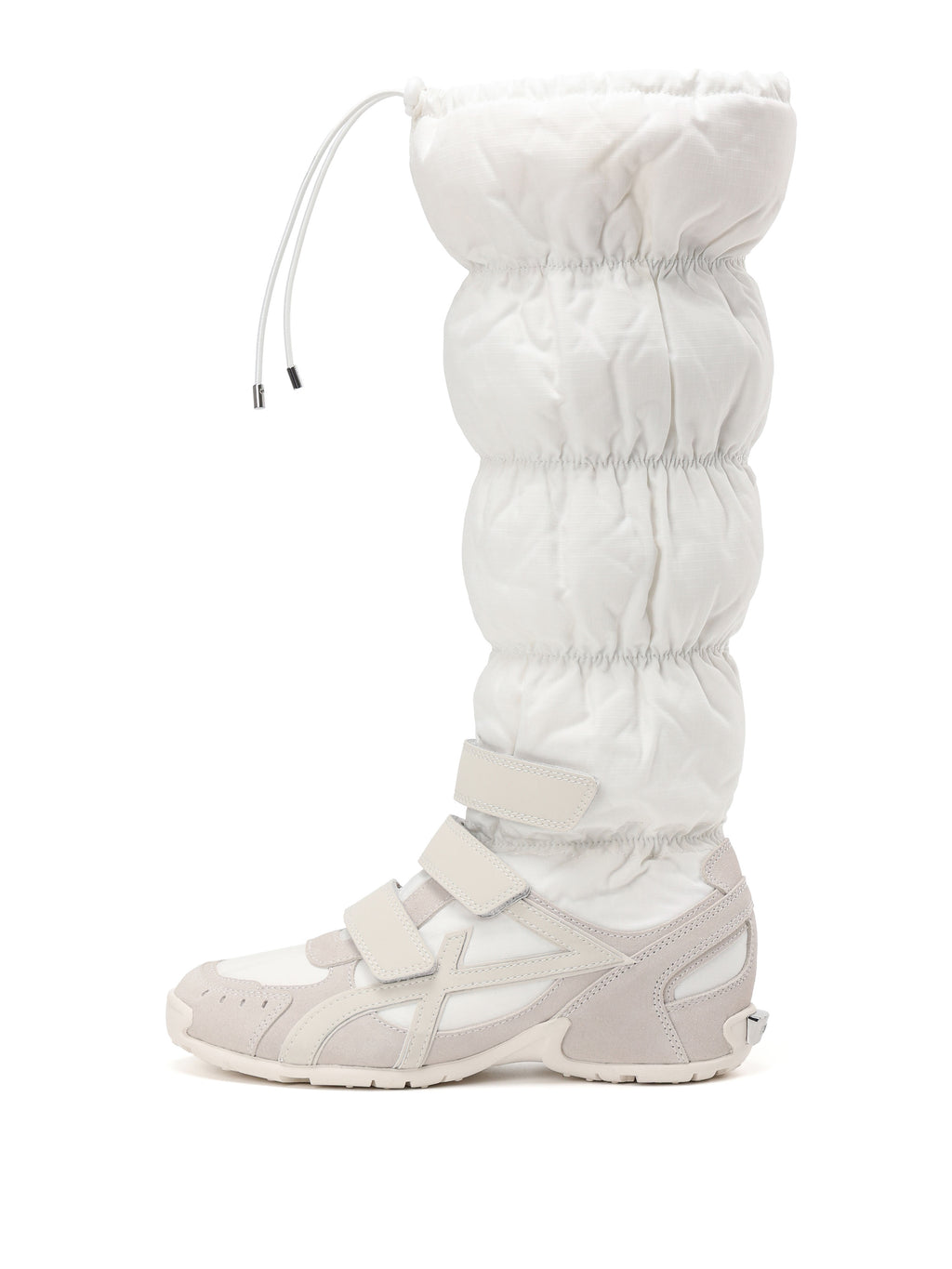 HARMONIA Padded Gaiter Knee-High Sneakers White
