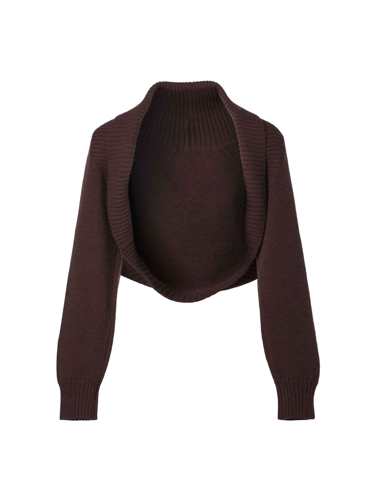 Oversized Shawl Collar Knit Bolero Cardigan