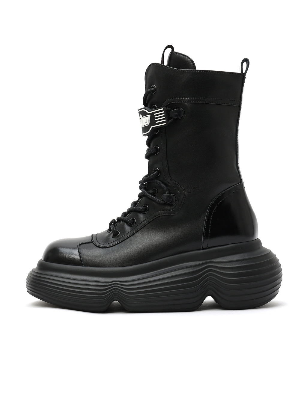 ASTRAEA Chunky Combat Boots Black