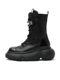 ASTRAEA Chunky Combat Boots Black