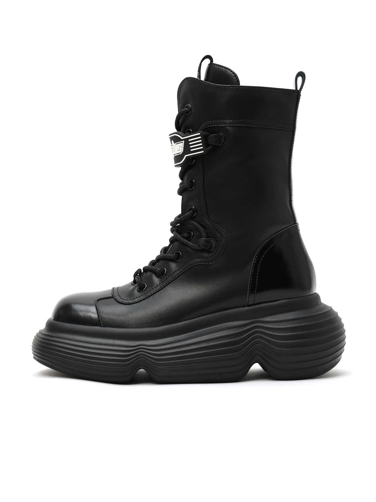 ASTRAEA Chunky Combat Boots Black