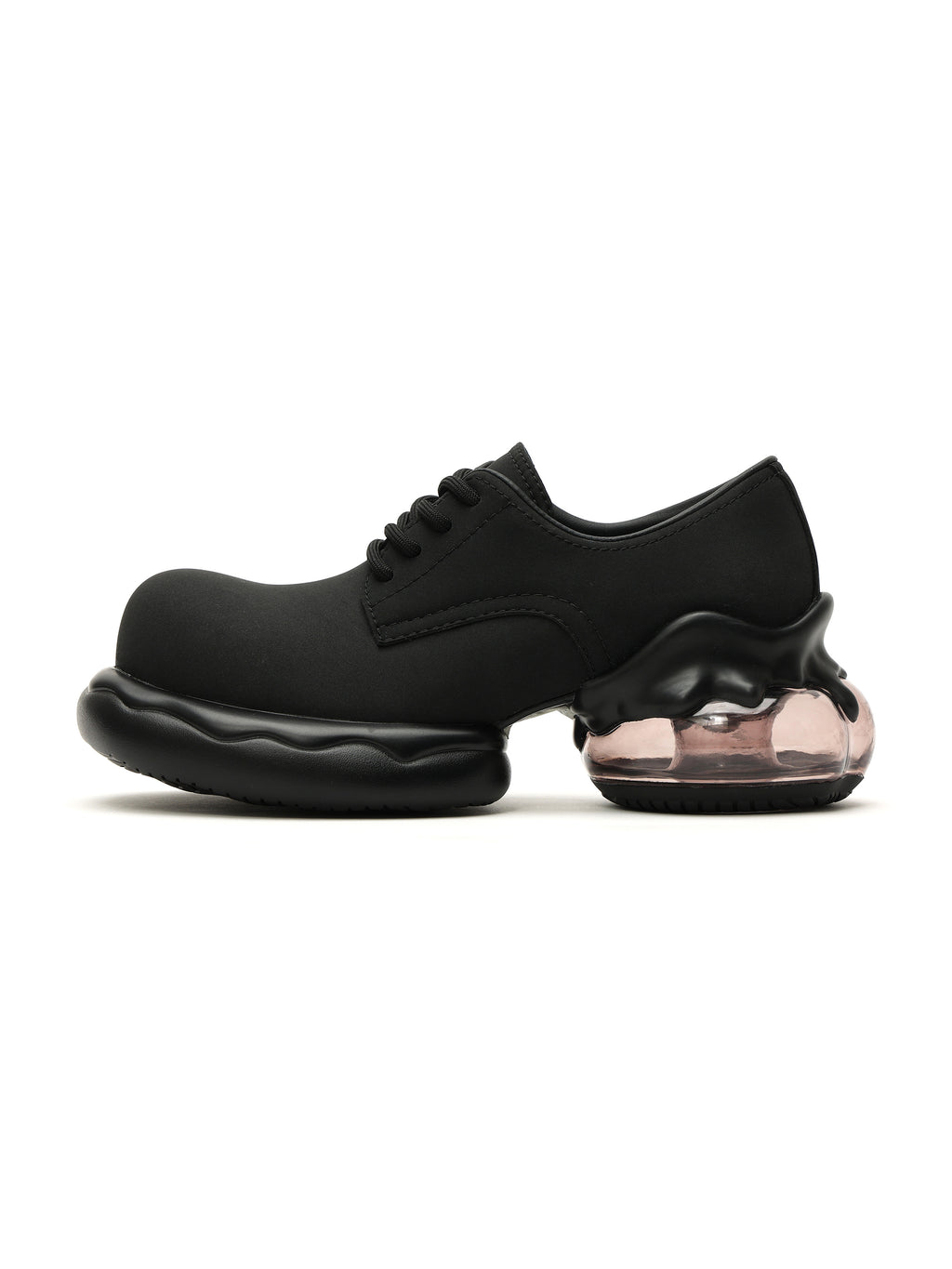 RHEA Chunky Derby Schuhe Schwarz