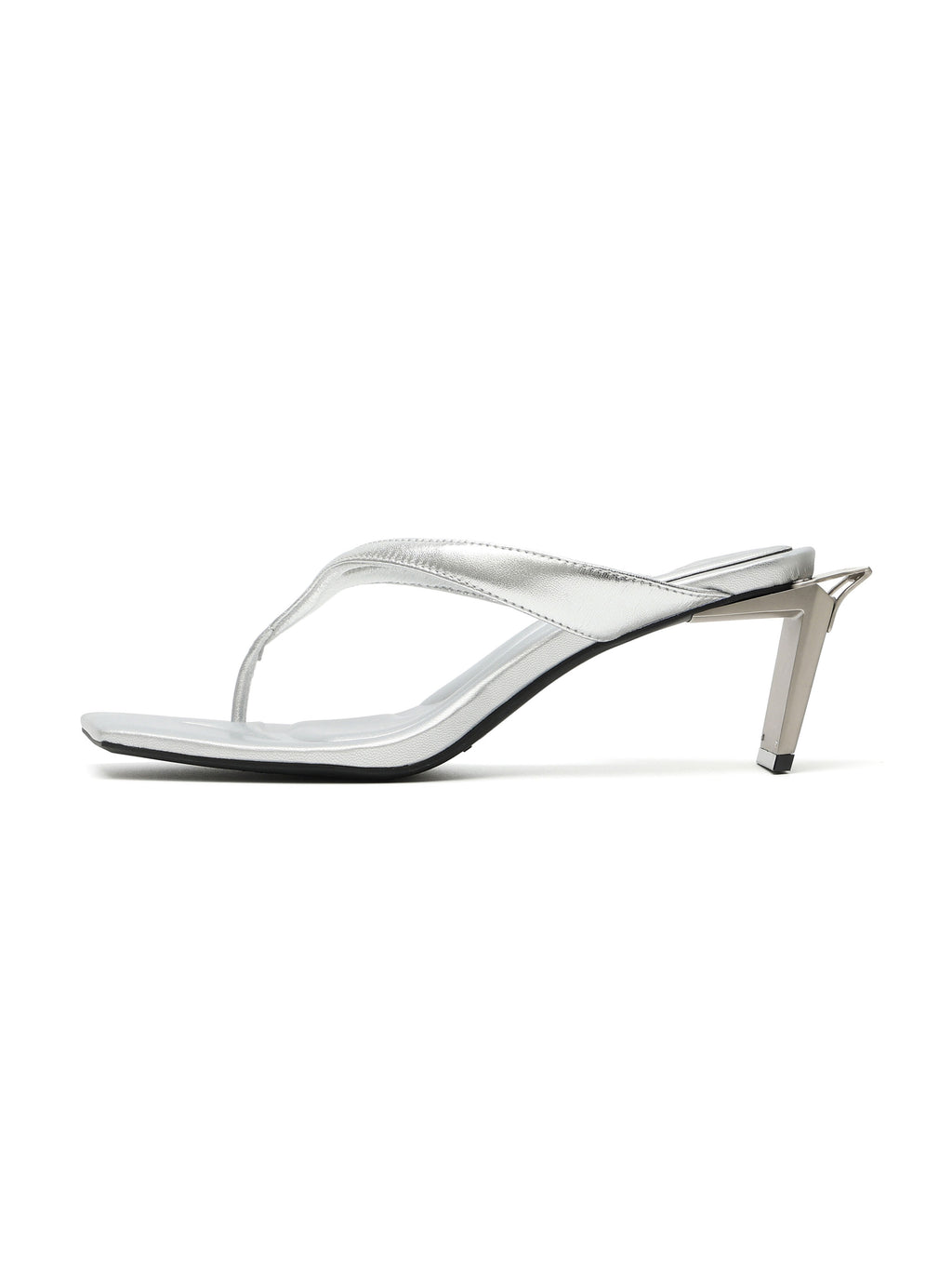 DORIS Opener Heel Thong Sandals Silver
