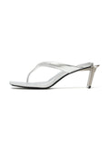 DORIS Opener Heel Thong Sandals Silver