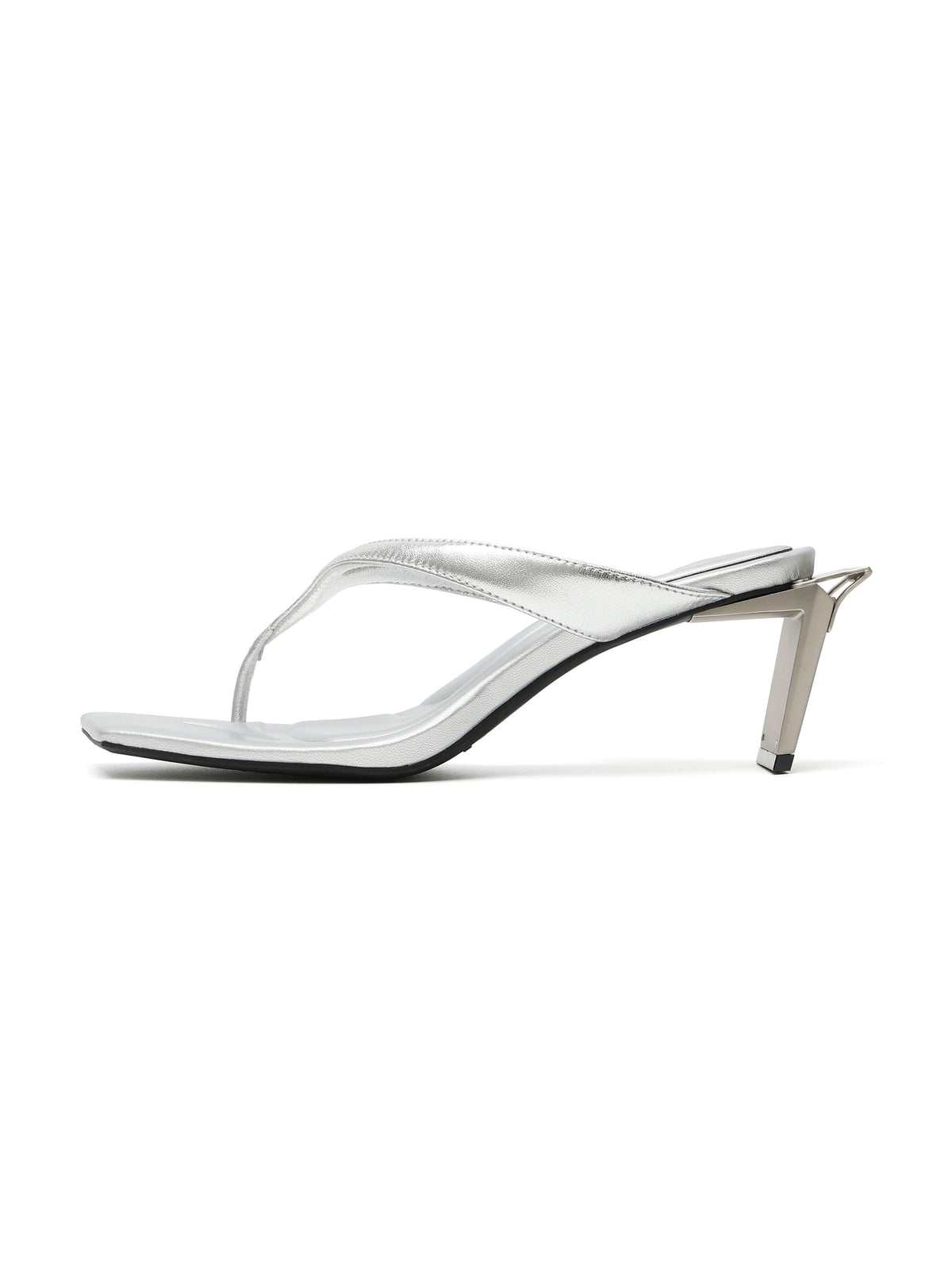 DORIS Opener Heel Thong Sandals Silver