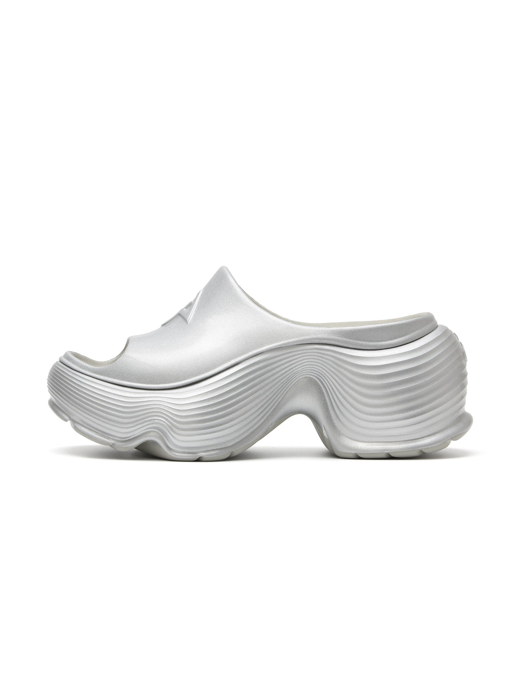 KYMA Wave Platform Slides Silver