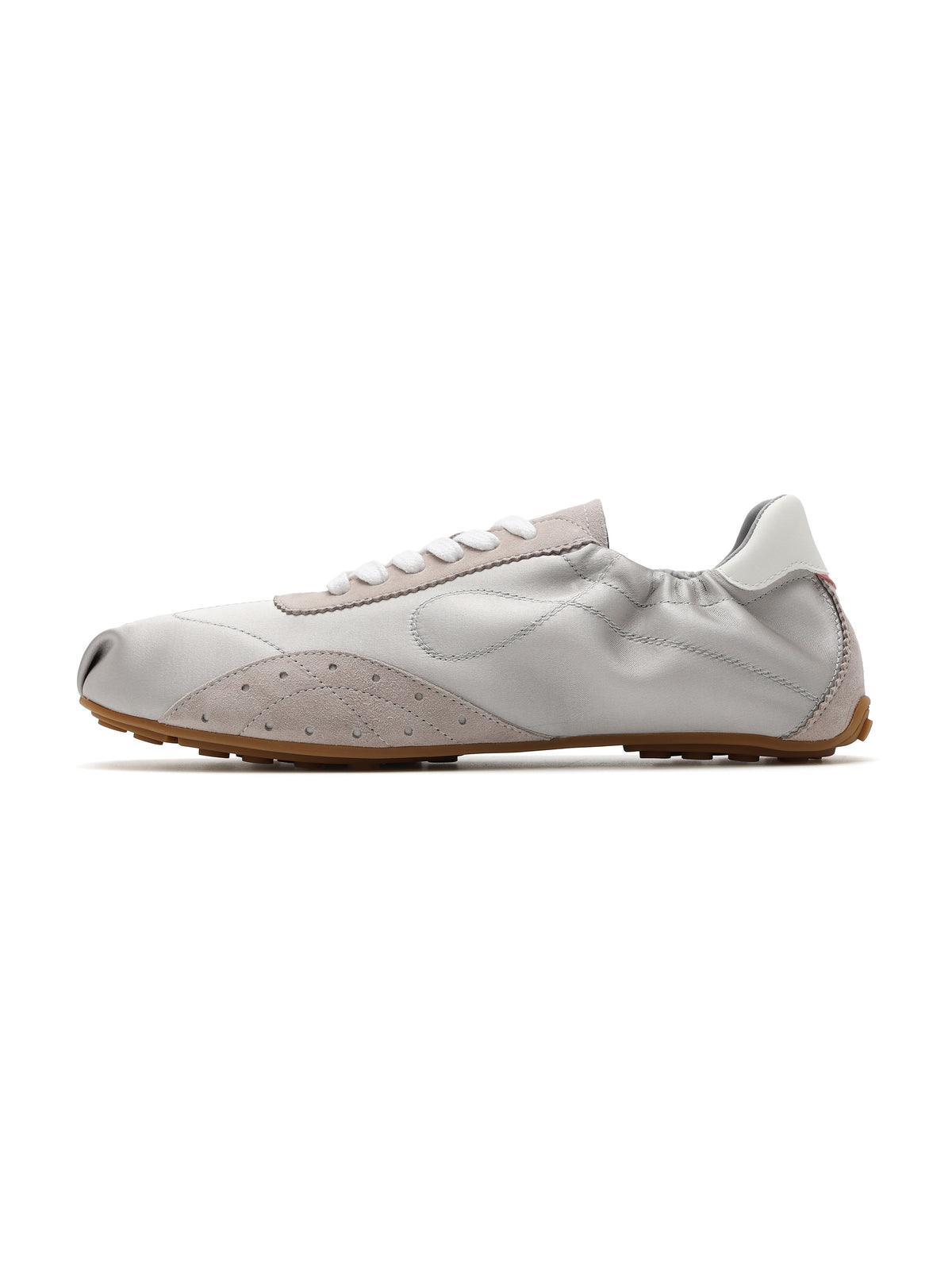 AURA Retro-Sneaker Nebelgrau