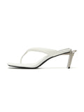 DORIS Opener Heel Thong Sandals Ivory White