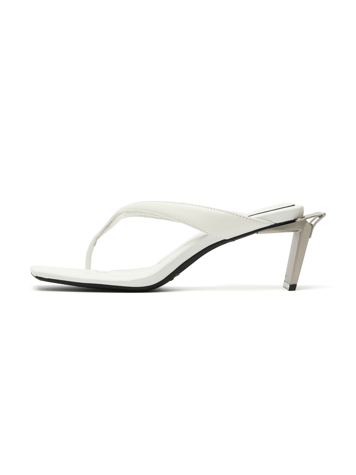 DORIS Opener Heel Thong Sandals Ivory White