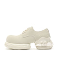 RHEA Chunky Derby Shoes Ivory White