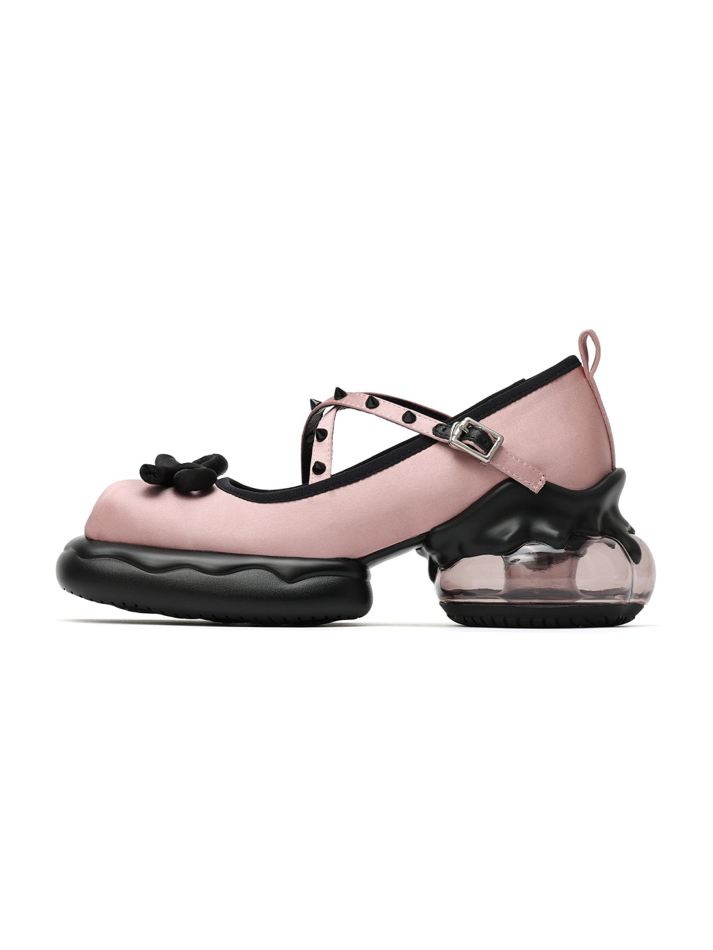 ERIS Ballet Chunky Mary Janes Blush Pink