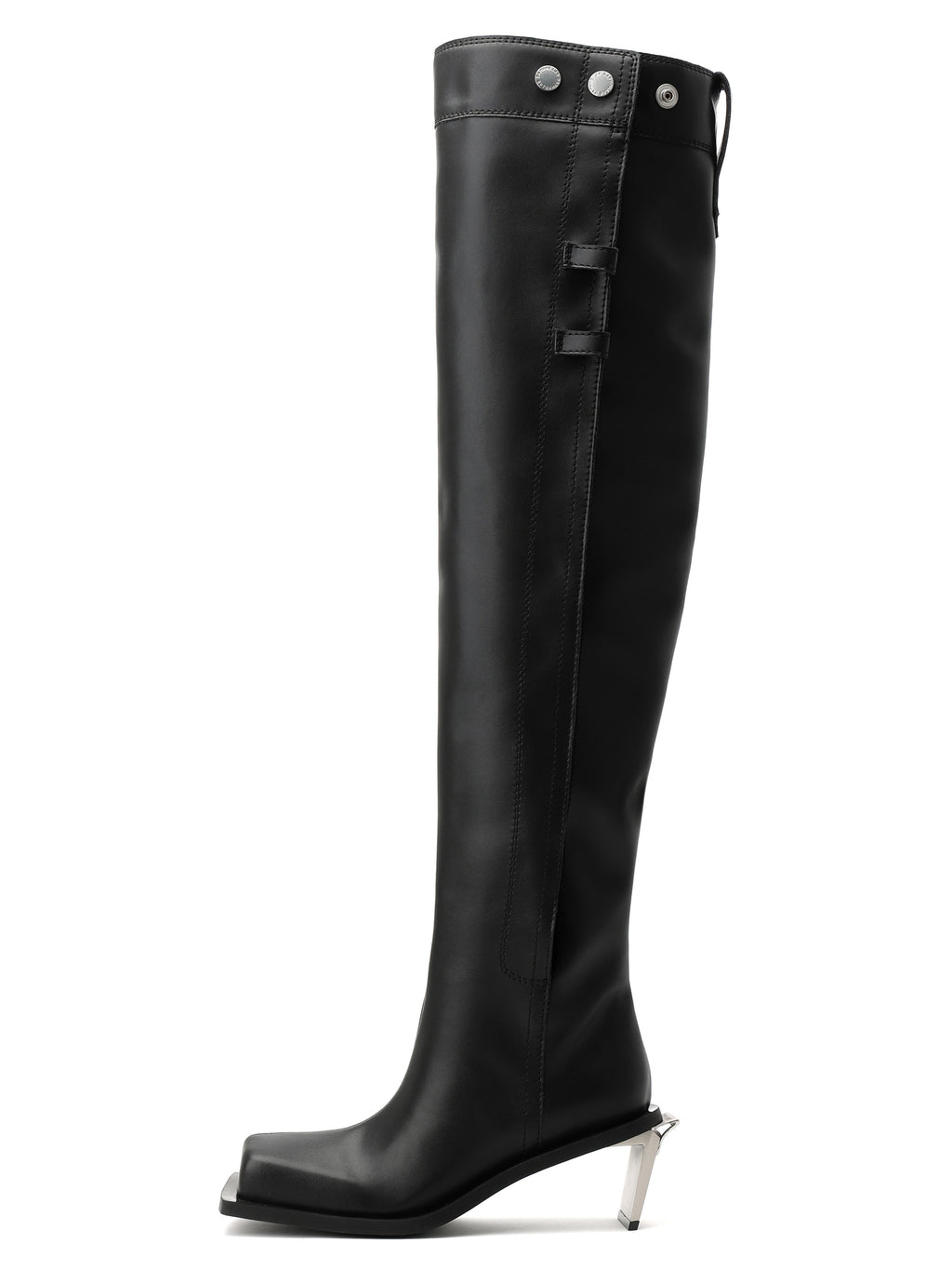 ERINYS Opener Heel Overknee-Stiefel Schwarz