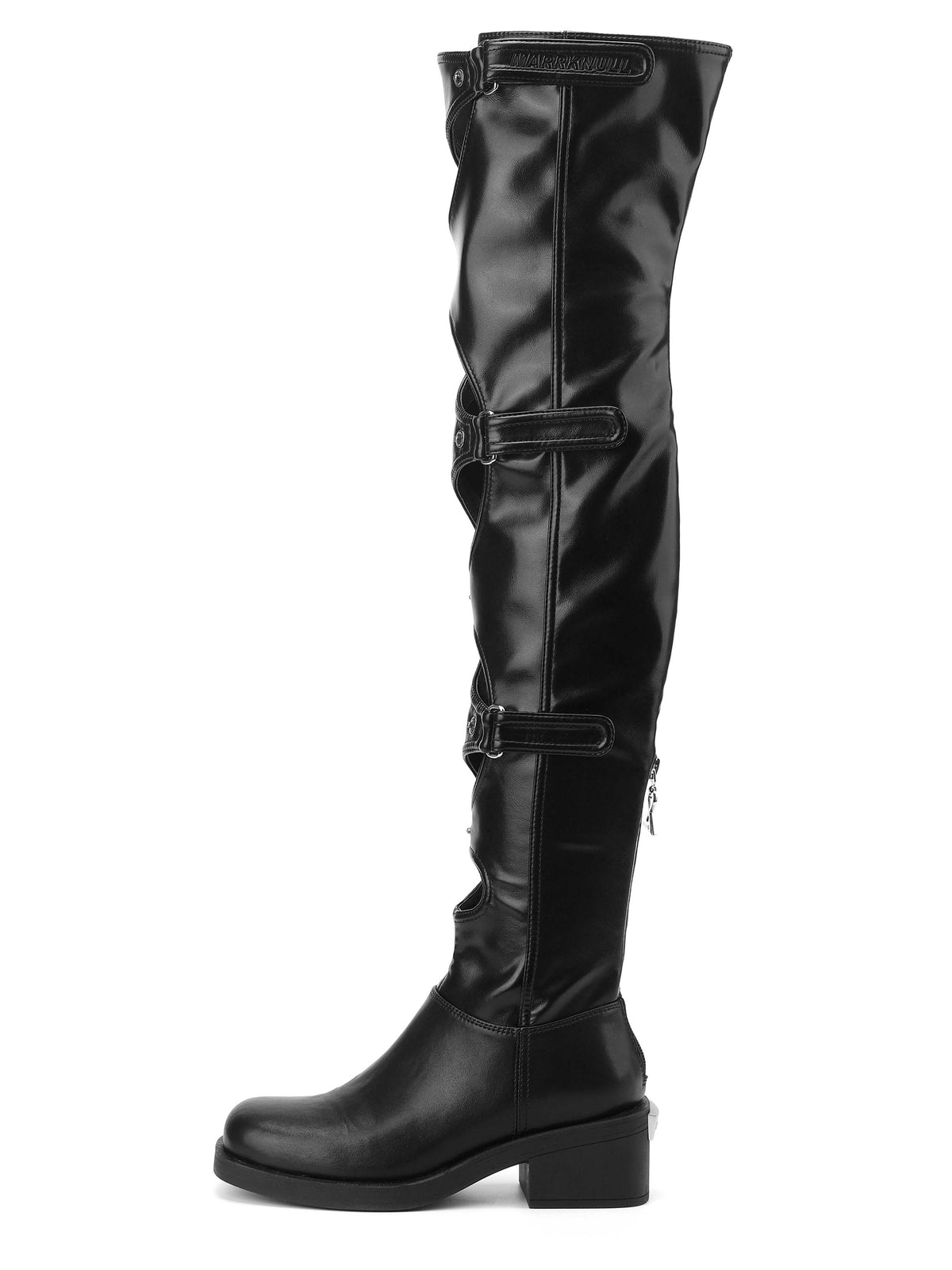 Daphne.Lab x MARRKNULL | Cutout Buckle OTK Boots