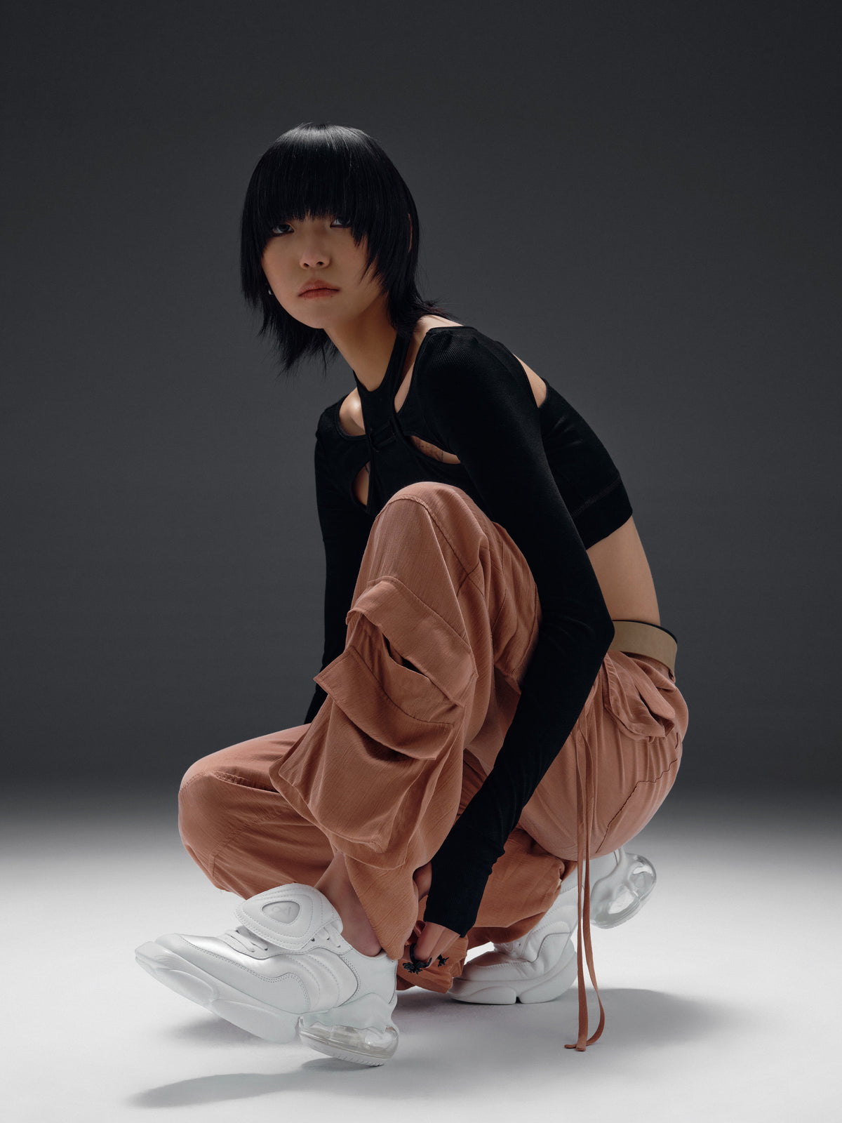 EOS Fold-Over Tongue Sneakers Weiß