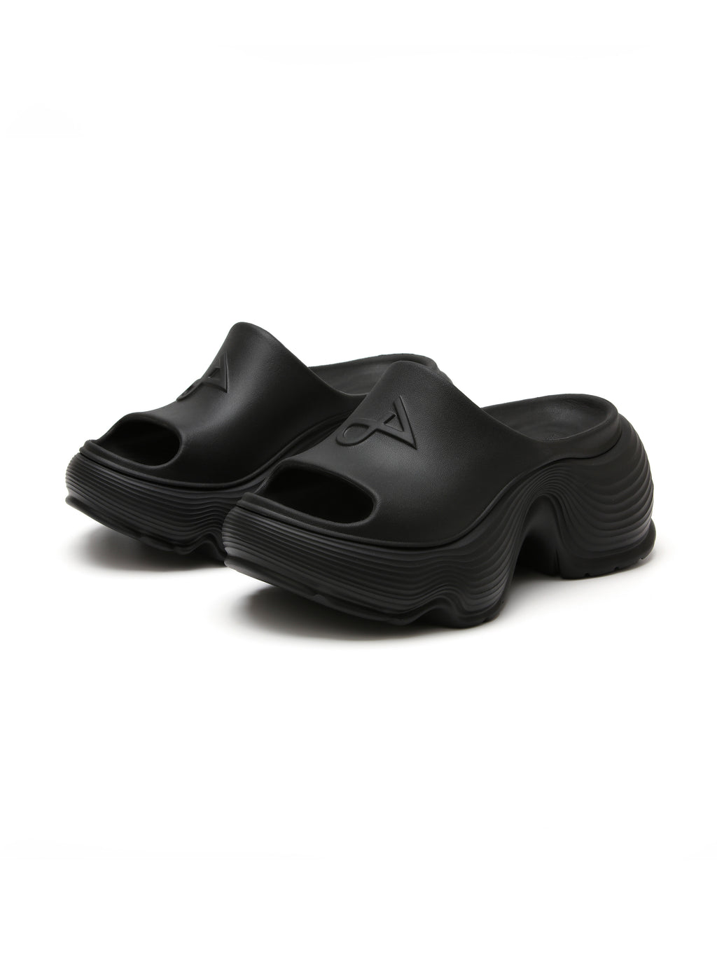 KYMA Wave Platform Slides Black