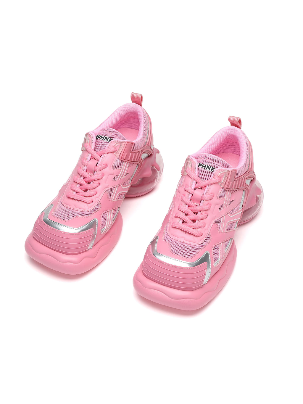 HEBE Tech Chunky Sneakers Bubblegum Pink