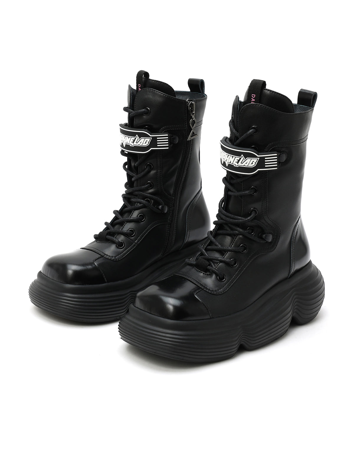ASTRAEA Chunky Combat Boots Schwarz