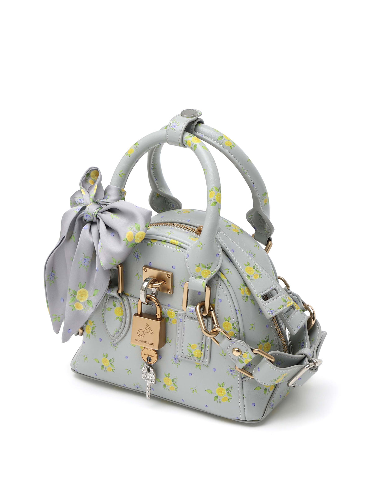 CALYPSO Vorhängeschloss Boston Tasche Grau