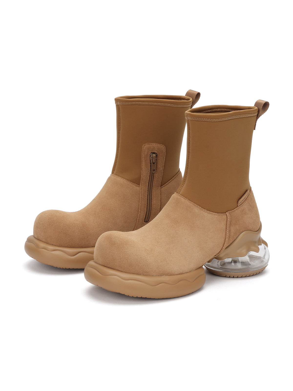 LYSSA Plateaustiefeletten Camel Brown