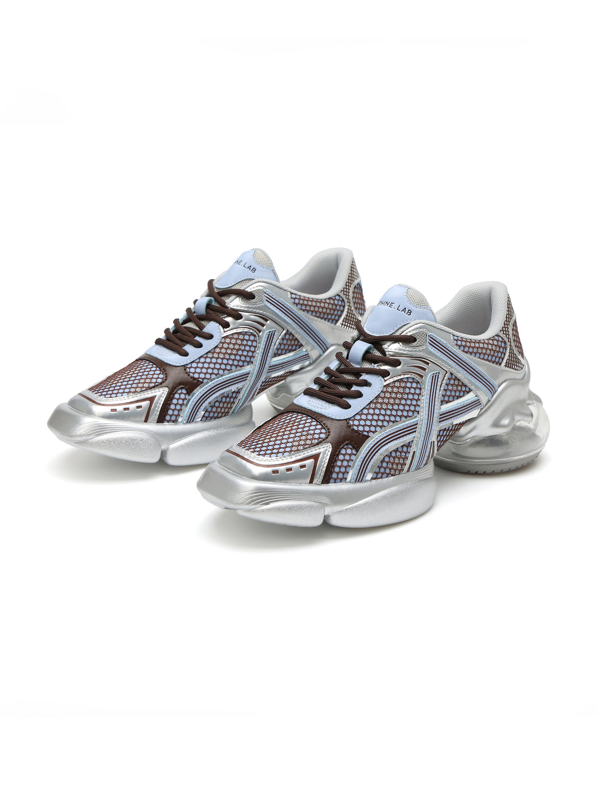 ECHO Tech Runner Sneakers Blau Silber