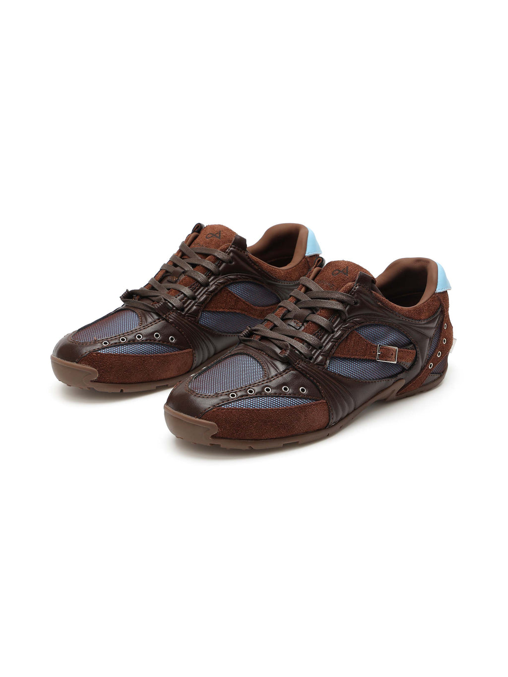 NERINE Hardware Retro Trainers Cocoa Brown