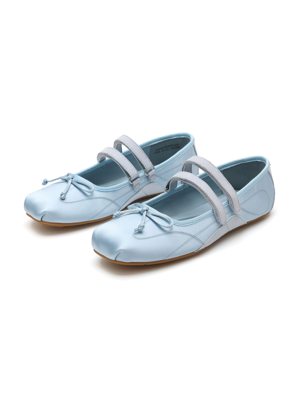 SEIRA Ballet Mary Jane Flats Nebelblau