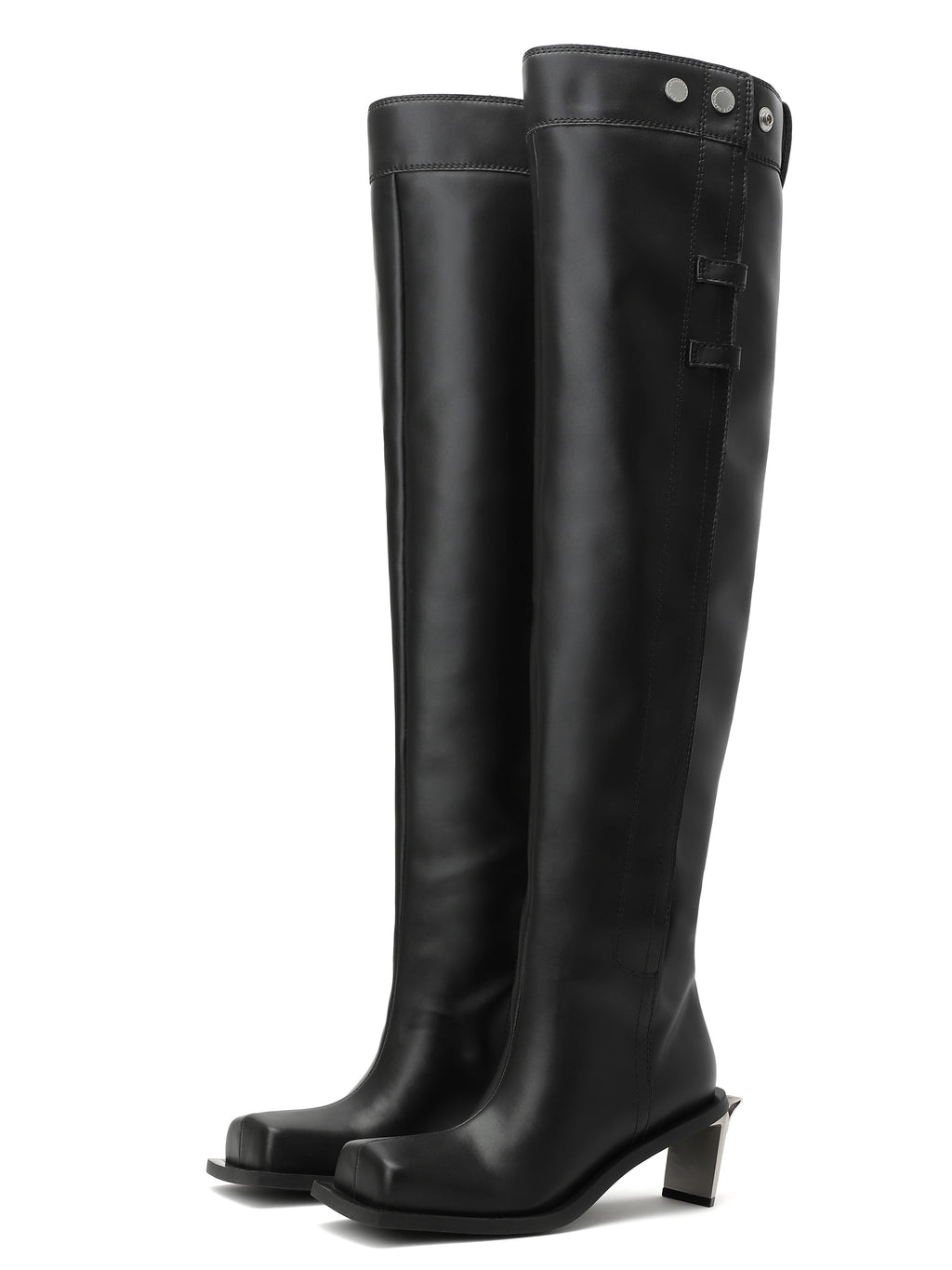 ERINYS Opener Heel Overknee-Stiefel Schwarz