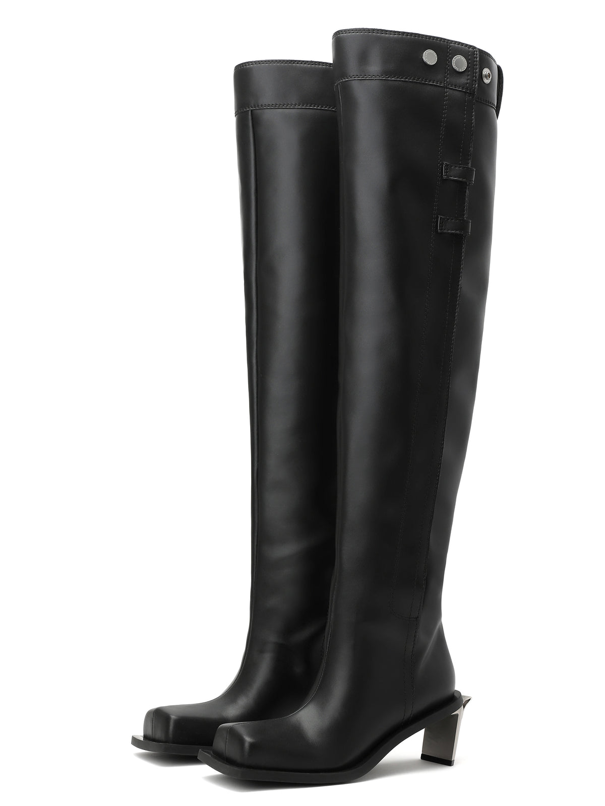 ERINYS Opener Heel Overknee-Stiefel Schwarz