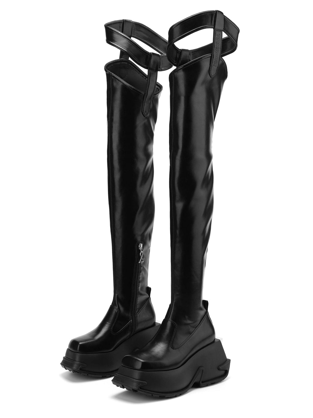 Daphne.Lab x MARRKNULL | Thigh-Strap Platform OTK Boots