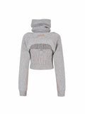 Cable Knit Turtleneck Two-Piece Set