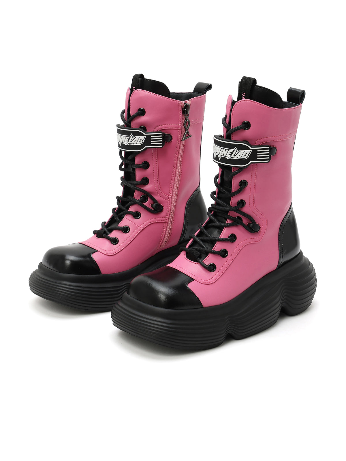 ASTRAEA Chunky Combat Boots Bubblegum Pink