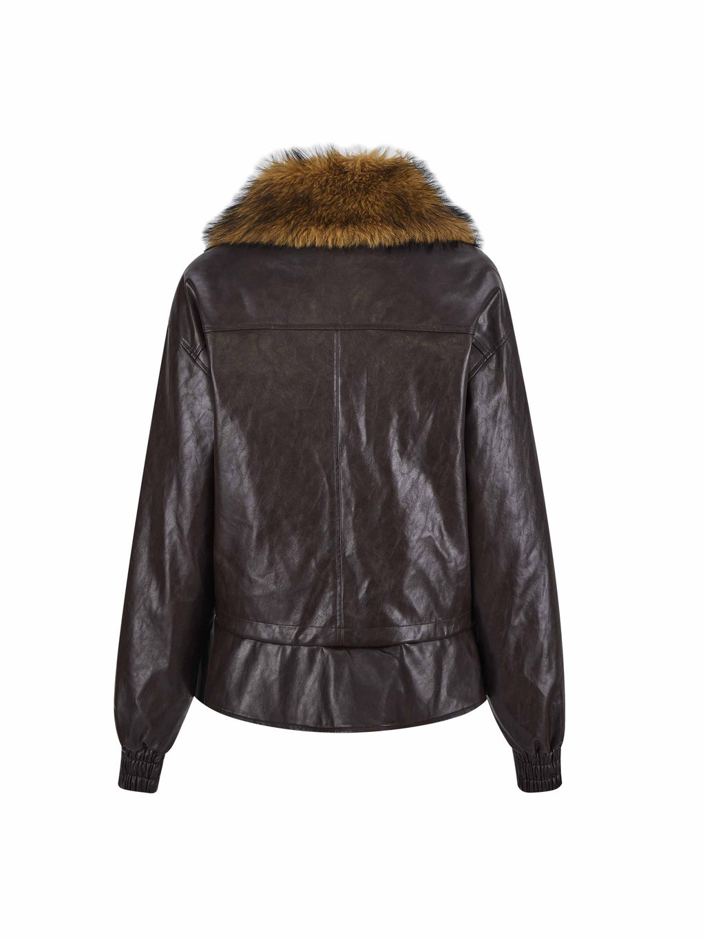 Fur Collar Utility Puffer Jacket