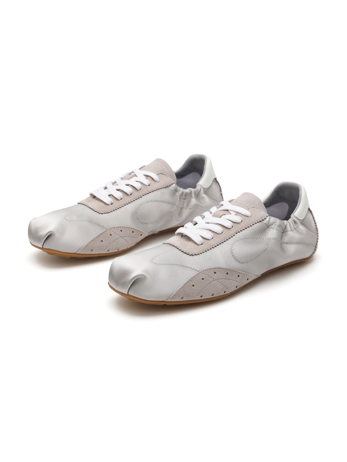 AURA Retro-Sneaker Nebelgrau