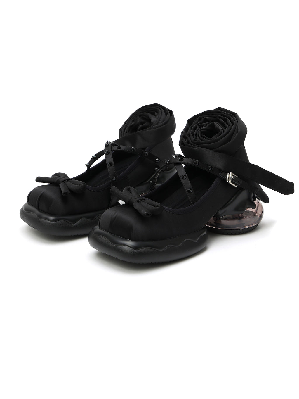 ERIS Ballet Chunky Mary Janes Schwarz