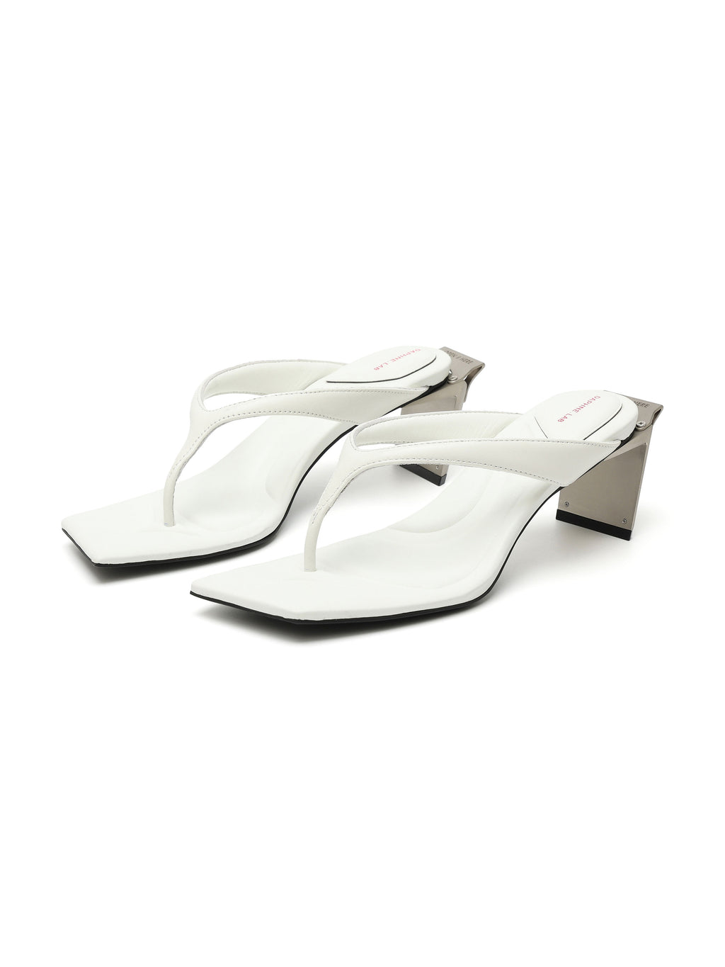 DORIS Opener Heel Thong Sandals Ivory White