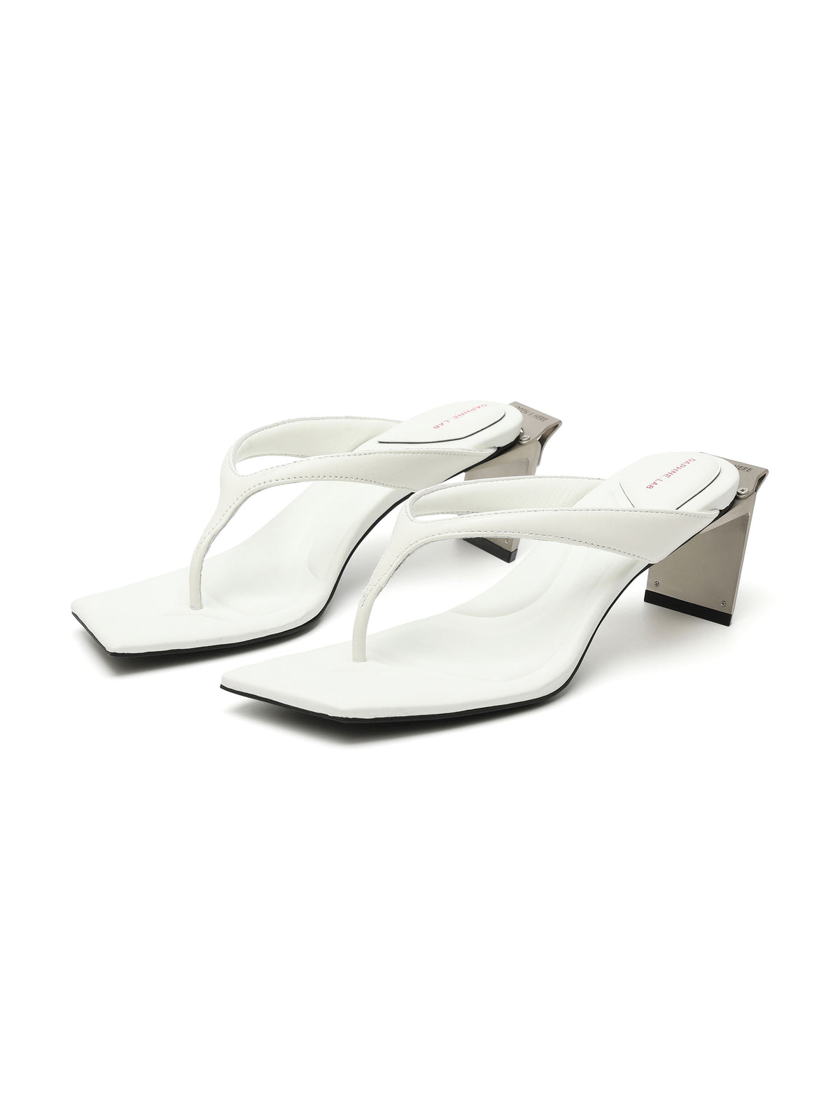 DORIS Opener Heel Thong Sandals Ivory White