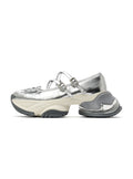 ALALA Tech Runner Mary Janes Silver