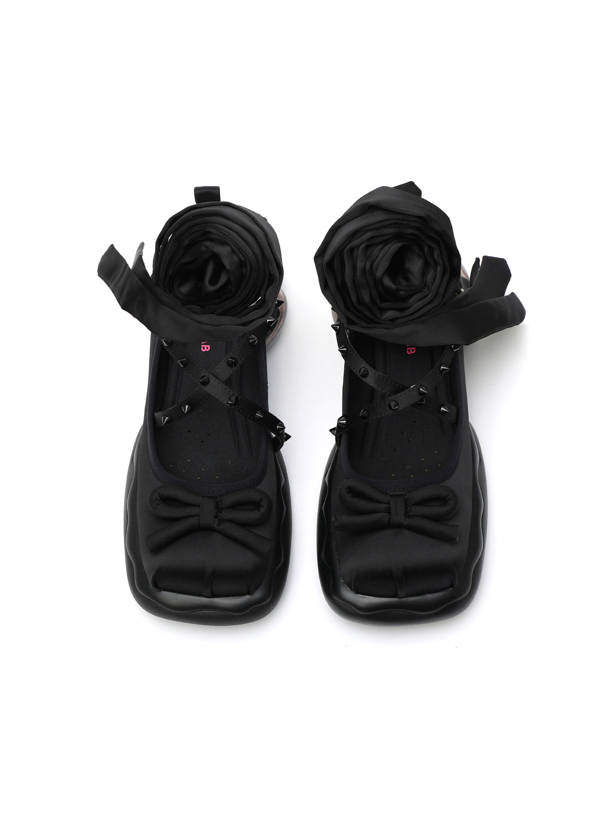 ERIS Ballet Chunky Mary Janes Schwarz
