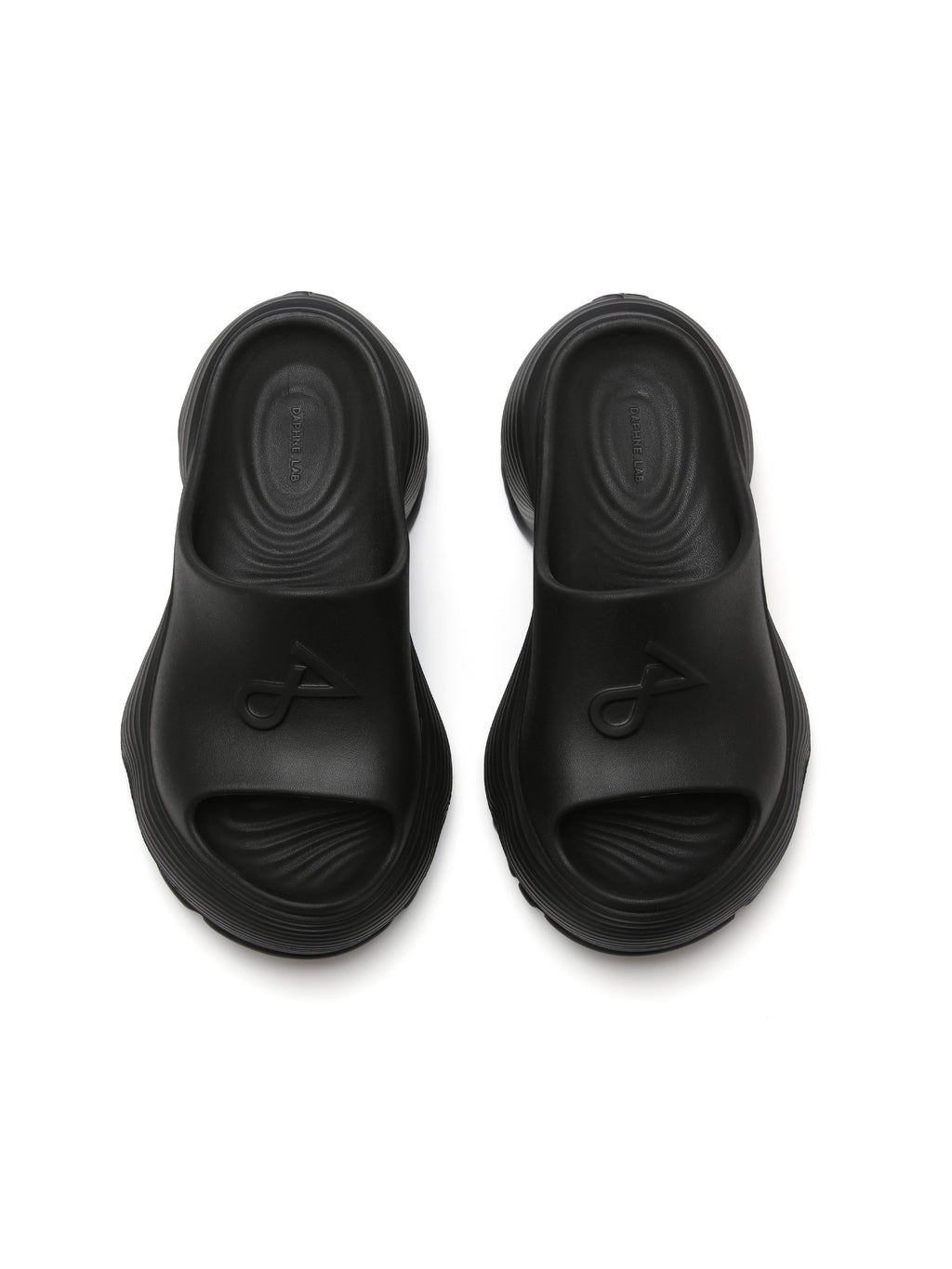 KYMA Wave Platform Slides Black