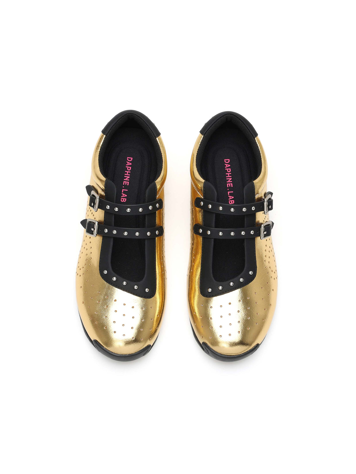 GALENE Spangenschuhe Mary Jane Metallic Gold