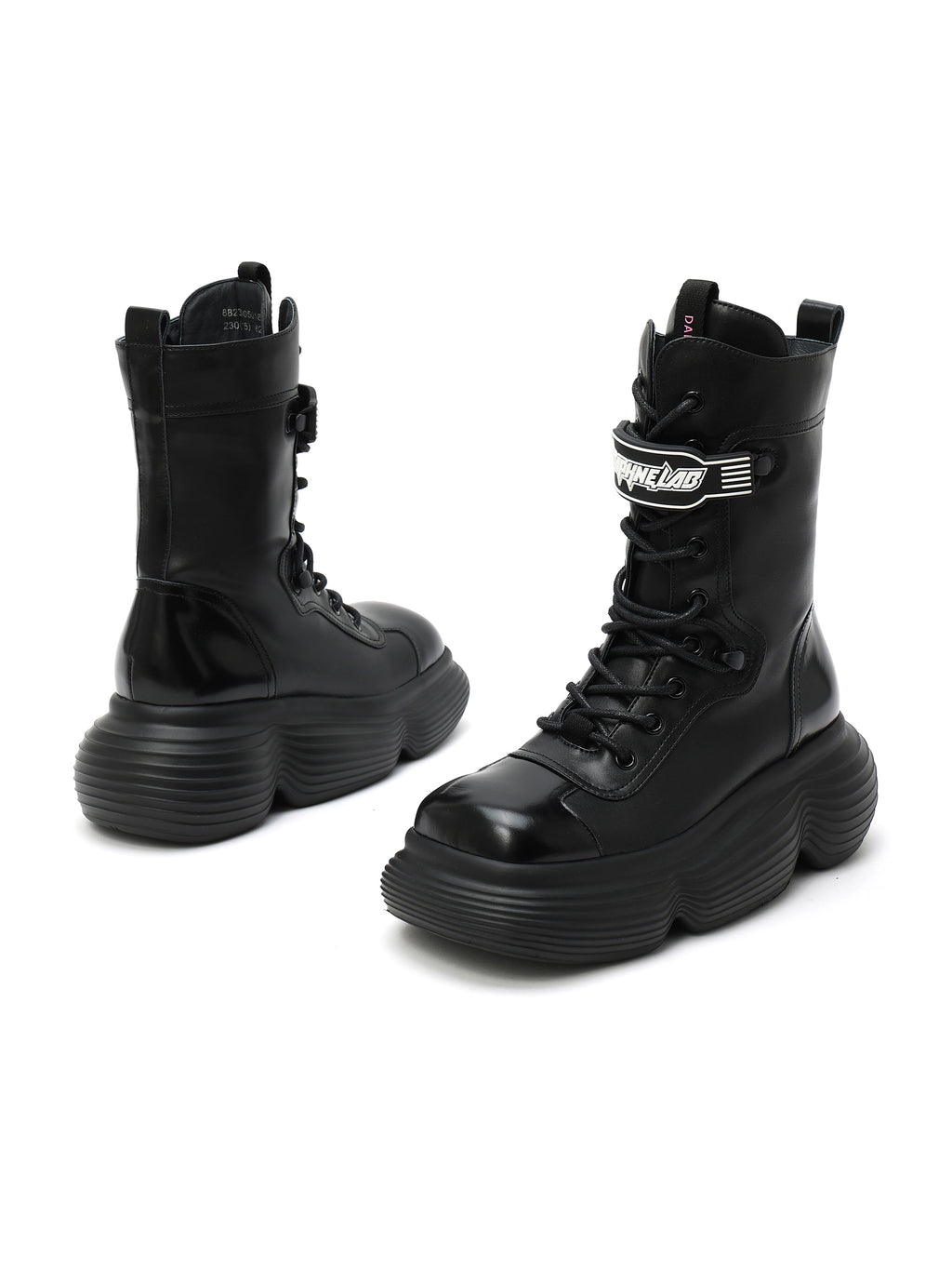 ASTRAEA Chunky Combat Boots Black