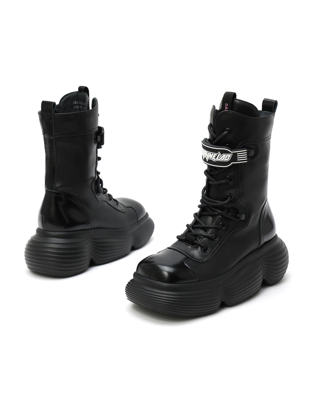 ASTRAEA Chunky Combat Boots Schwarz