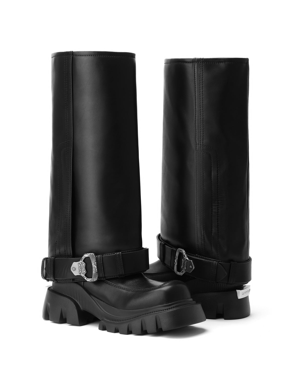 ENYO Gaiter Knee-High Boots Black