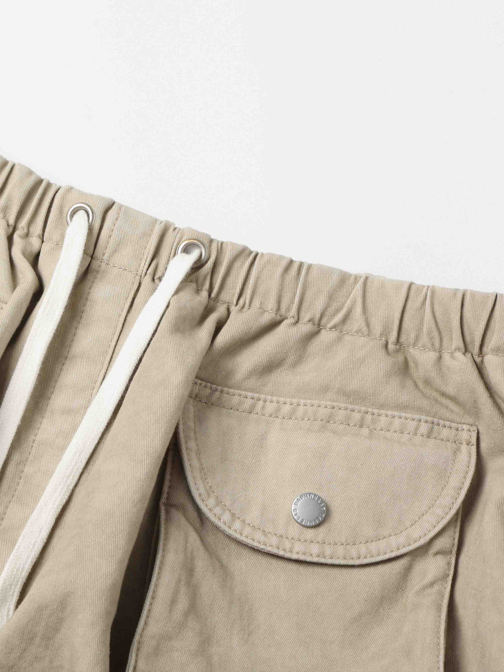 Detachable Cargo Bubble Skort Beige